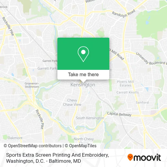 Sports Extra Screen Printing And Embroidery map