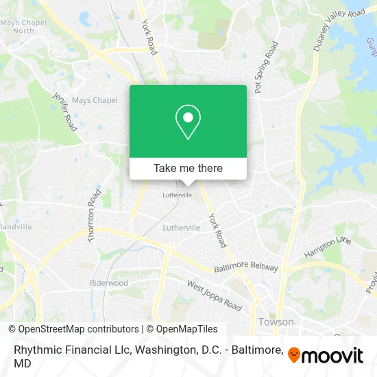 Rhythmic Financial Llc map