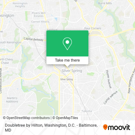 Doubletree by Hilton map