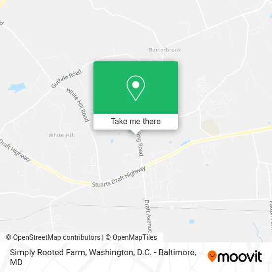 Simply Rooted Farm map