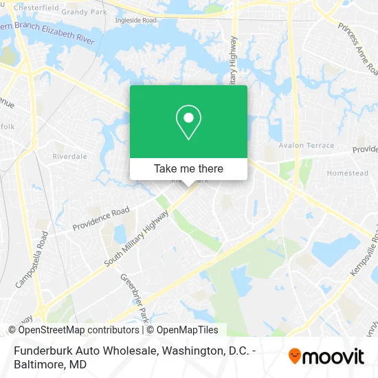 Funderburk Auto Wholesale map