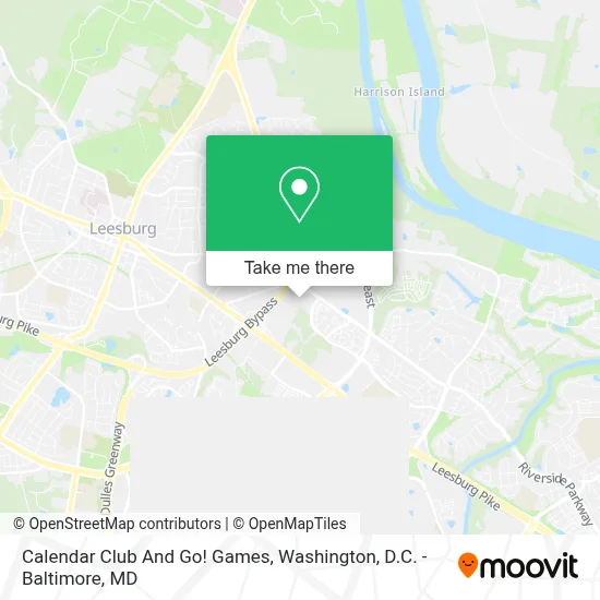 Calendar Club And Go! Games map