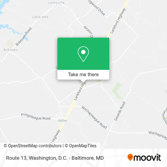 Route 13 map