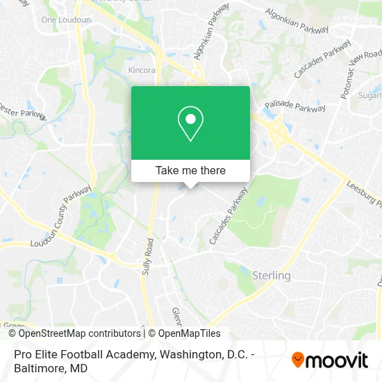 Pro Elite Football Academy map