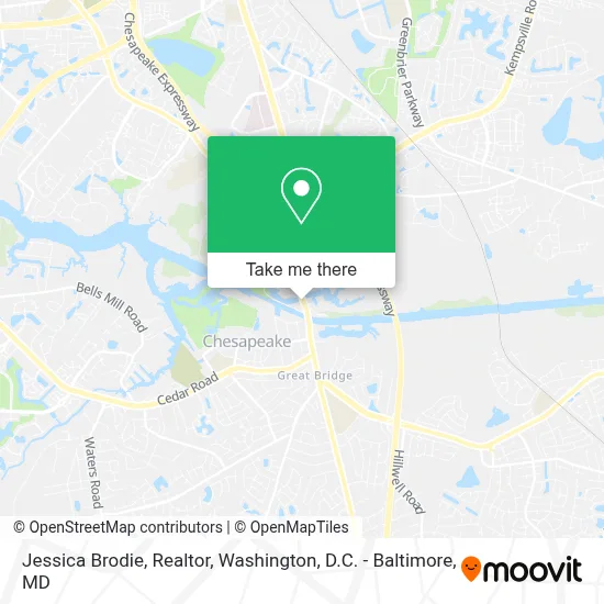 Jessica Brodie, Realtor map