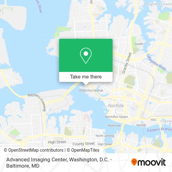 Advanced Imaging Center map