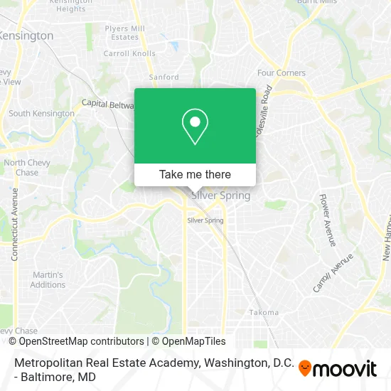 Metropolitan Real Estate Academy map