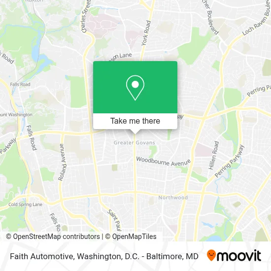 Faith Automotive map