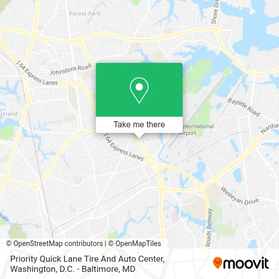 Priority Quick Lane Tire And Auto Center map