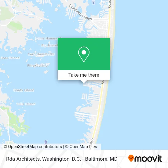 Rda Architects map