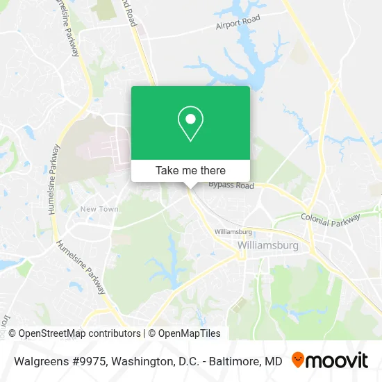 Walgreens #9975 map