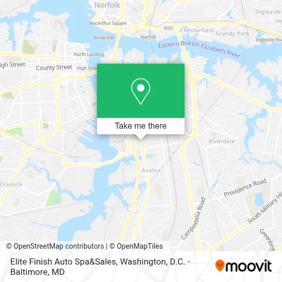 Elite Finish Auto Spa&Sales map