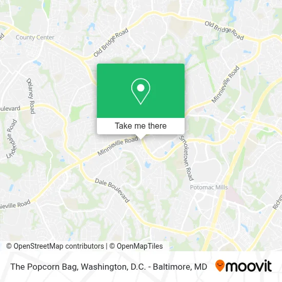 The Popcorn Bag map