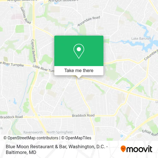 Blue Moon Restaurant & Bar map