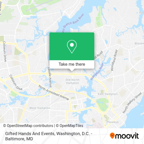 Gifted Hands And Events map