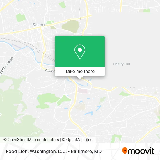 Food Lion map