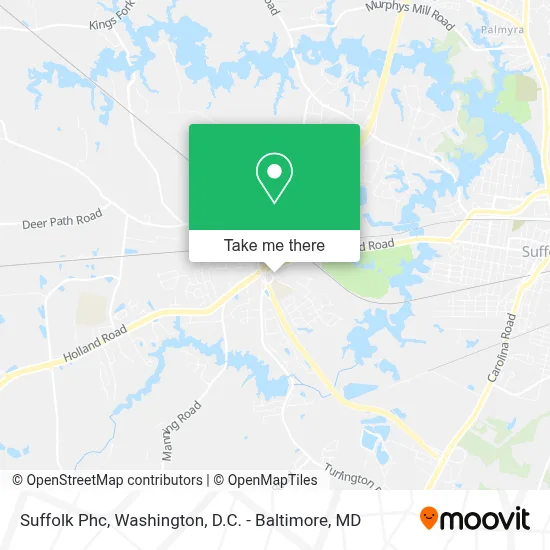 Suffolk Phc map