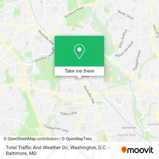 Total Traffic And Weather Dc map