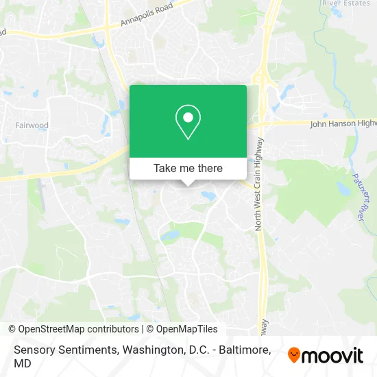 Sensory Sentiments map