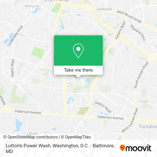 Lutton's Power Wash map