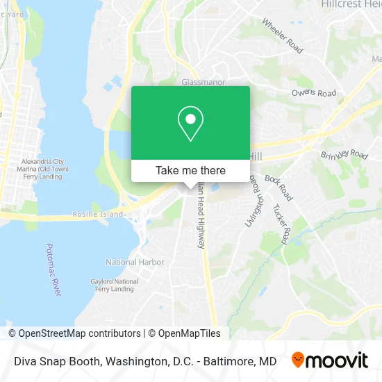 Diva Snap Booth map