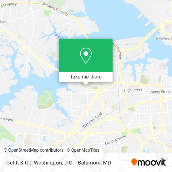 Get It & Go map