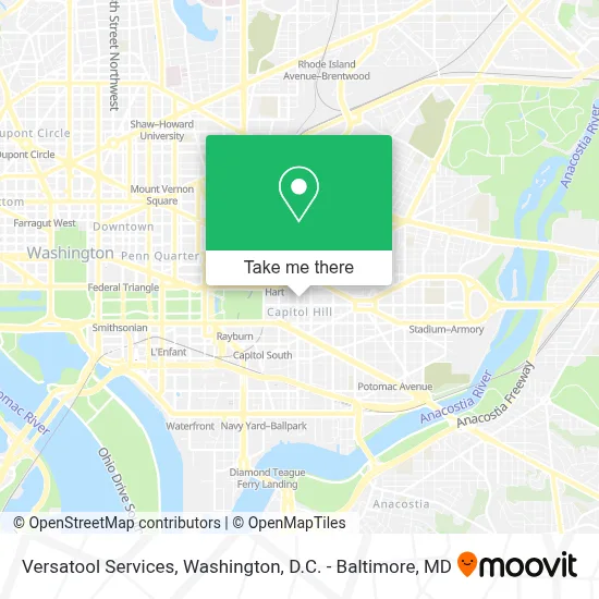 Versatool Services map