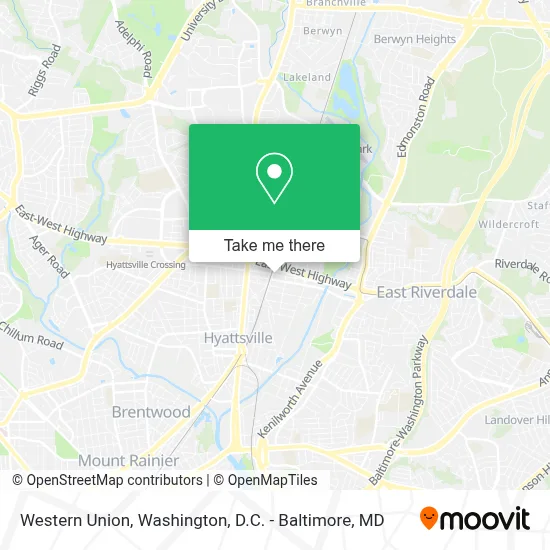 Western Union map