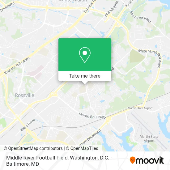 Middle River Football Field map