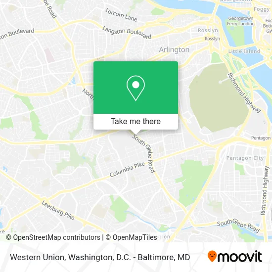 Western Union map