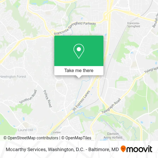 Mccarthy Services map