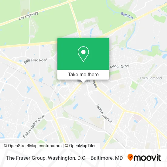 The Fraser Group map