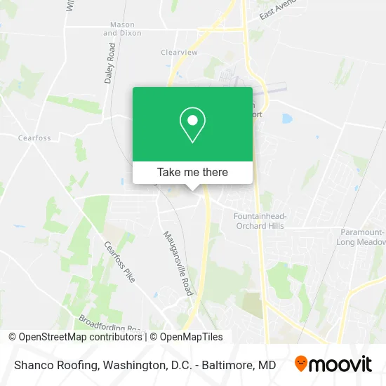 Shanco Roofing map