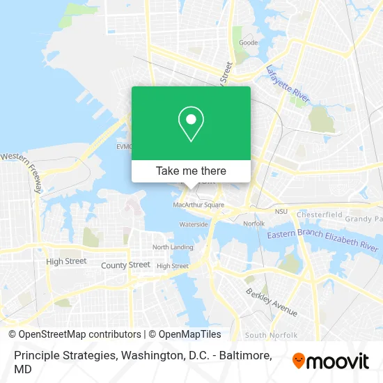 Principle Strategies map