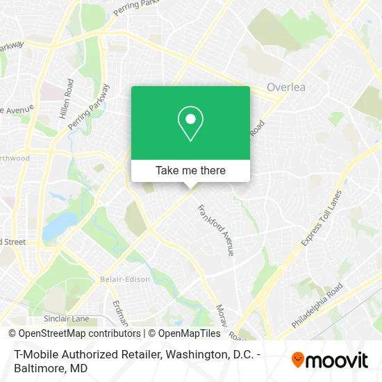 T-Mobile Authorized Retailer map