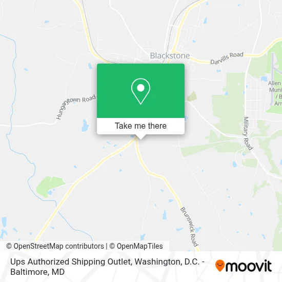 Ups Authorized Shipping Outlet map