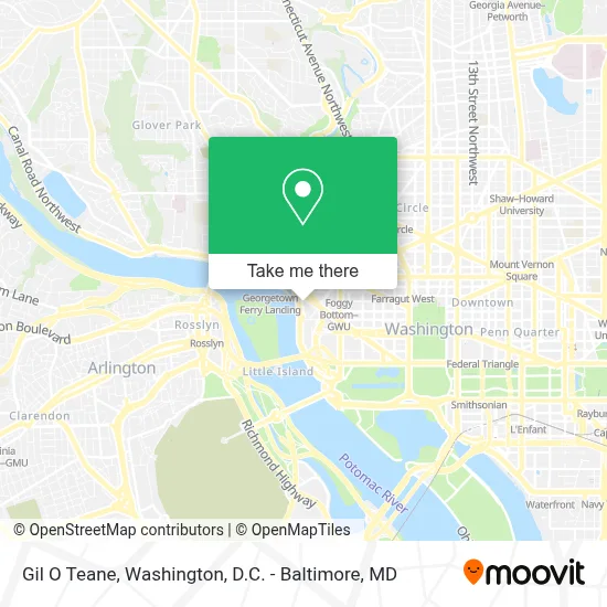 Gil O Teane map