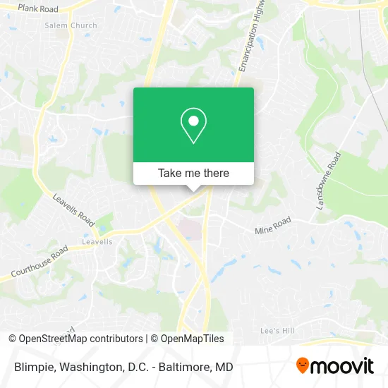 Blimpie map