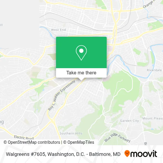 Walgreens #7605 map