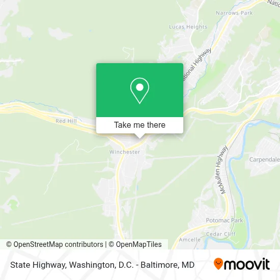 State Highway map