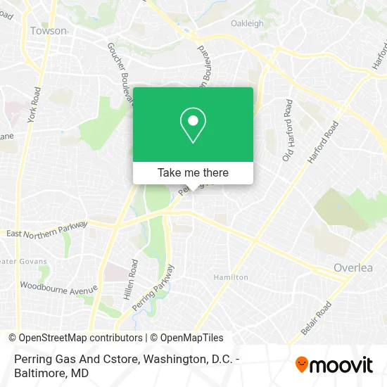 Perring Gas And Cstore map