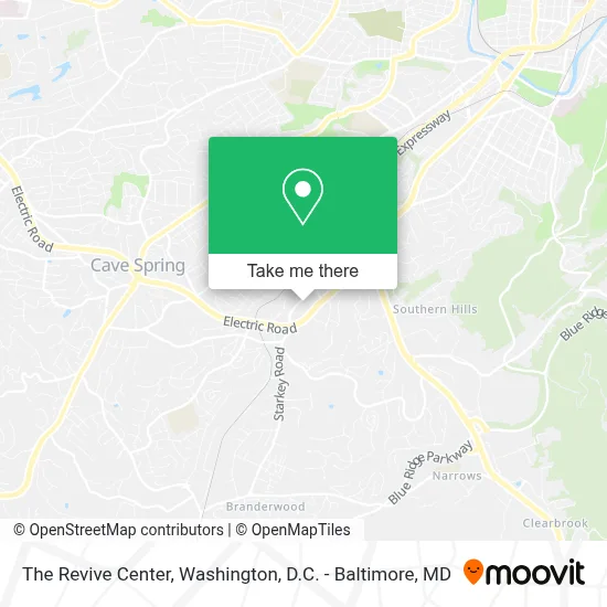 The Revive Center map