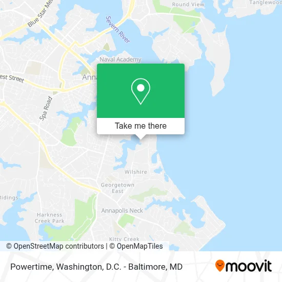 Powertime map