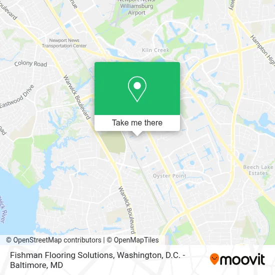 Fishman Flooring Solutions map