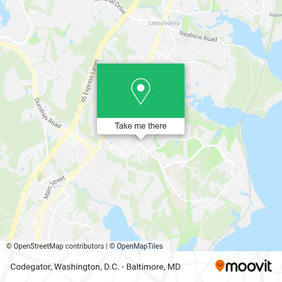 Codegator map