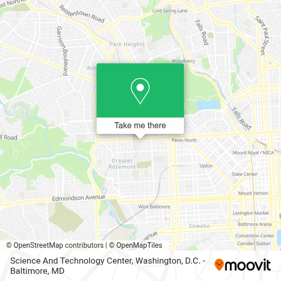 Science And Technology Center map
