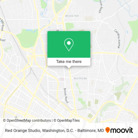 Red Orange Studio map