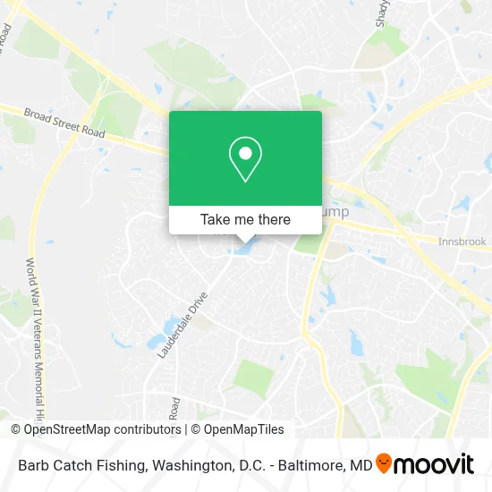 Barb Catch Fishing map