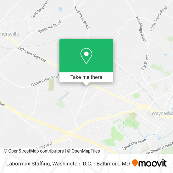 Labormax Staffing map