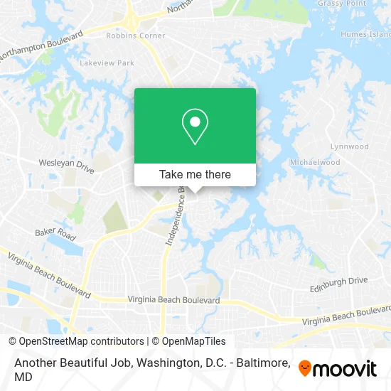 Another Beautiful Job map